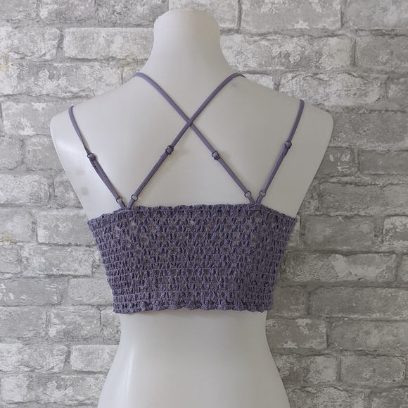 Zenana Purple Lace Bralette - Picture 3 of 4